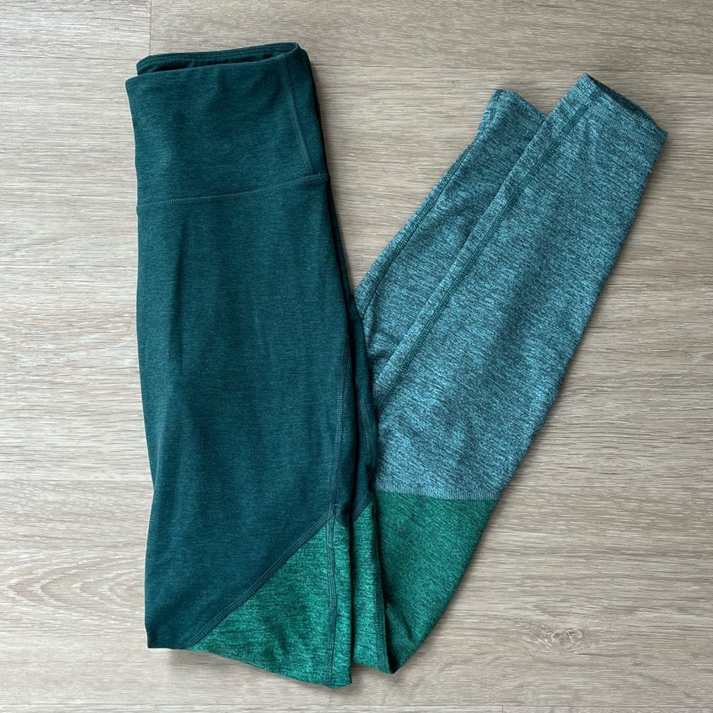 Old Navy Active Tall Go-Dry Color Block Full-Length High-Rise Leggings